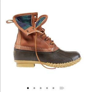 L.L Bean Boots, Tumbled-Leather Chamois-Lined